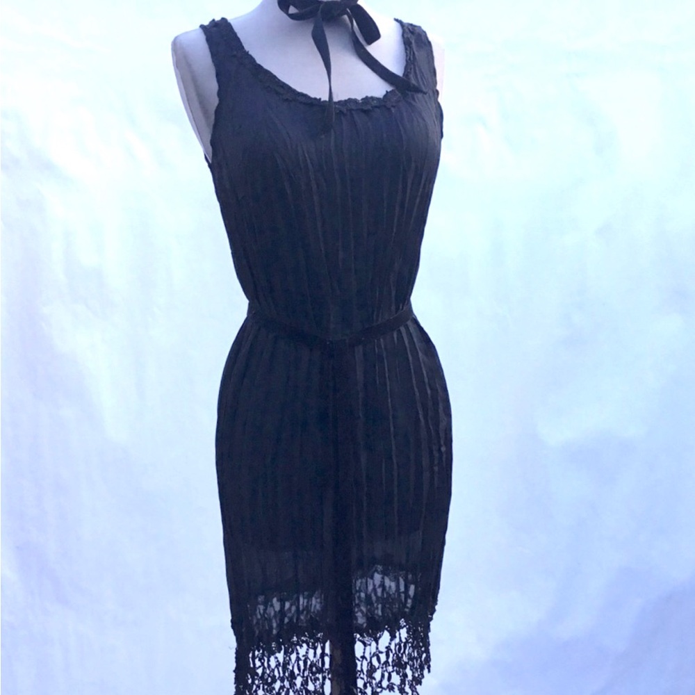 Slipdress Permanente Crinkle Sheer late 90’s Vintage